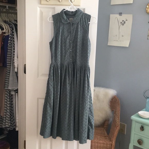 asos eyelet dress